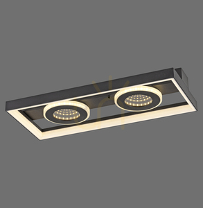 Stropné svietidlo Zuma Line TRAFORO 6854-18 čierne LED 20 W 45 cm small 0