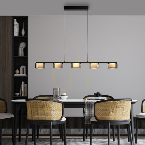 Skontrolujte Závesné svietidlo RIKA 2116-18, čierne, 5×LED