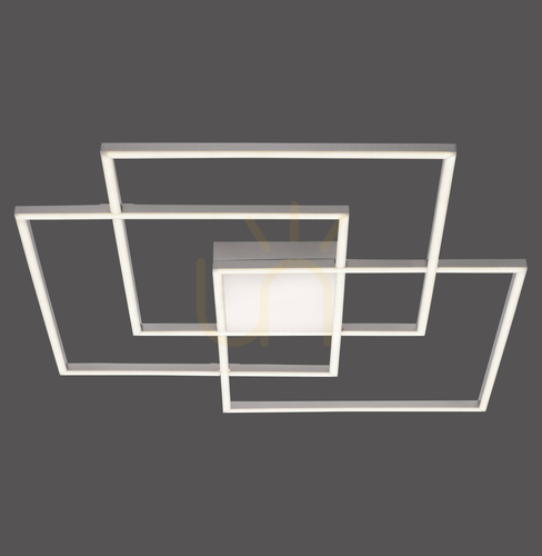 Skontrolujte ASMIN Plafond 14713-55 Silver 4xLED