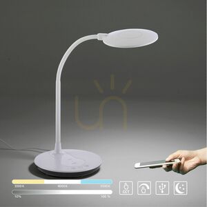 ASTRID stolová lampa 14416-16 biela 1xLED small 10