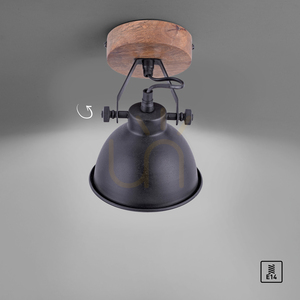 SAMIA Plafond 11981-18 Black 1xE14 small 9