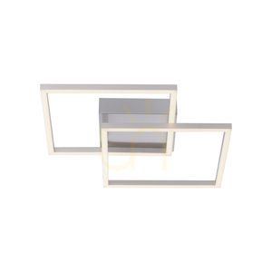 Plafón IVEN 14002-55 Silver 2xLED small 1