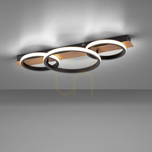 TROOPER Plafond 15616-78 Wood 1xLED small 9
