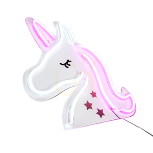 LED nástenné svietidlo Paul Neuhaus NEON-UNICORN 85025-70 – jednorožec, ružovo-biele, 33 cm small 6