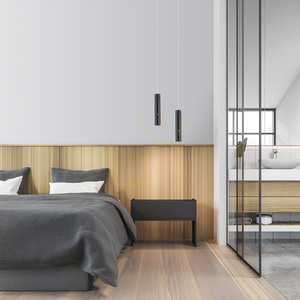 Závesné svietidlo ATTACH 18281-18 Black 1xLED small 2