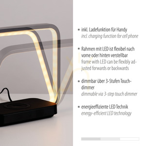 Stolná lampa OMARI 11019-18 čierna 1xLED small 3