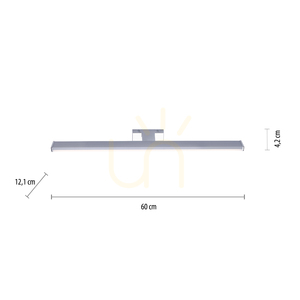 Nástenné svietidlo MATTIS 11133-17 Chrome 1xLED small 7