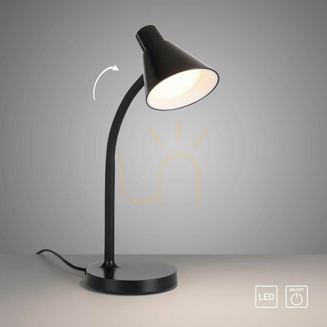 vyhliadka Stolná lampa PIXIE 11248-18 čierna 1xLED Stolná lampa PIXIE 11248-18 čierna 1xLED