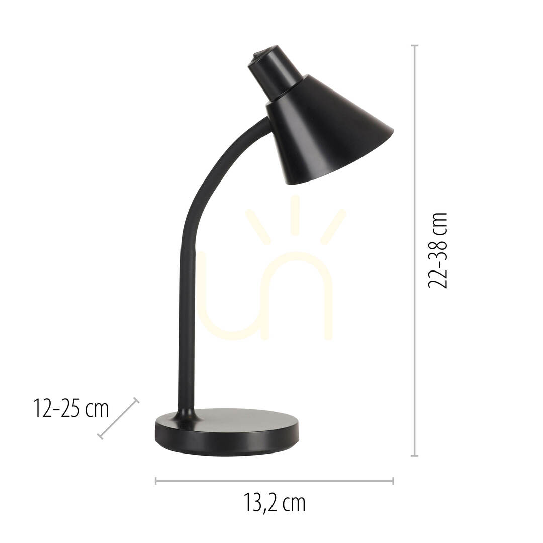 Displej Stolná lampa PIXIE 11248-18 čierna 1xLED Stolná lampa PIXIE 11248-18 čierna 1xLED