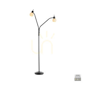 Stojacia lampa LOKI 12158-18 Black 2xE14 small 1
