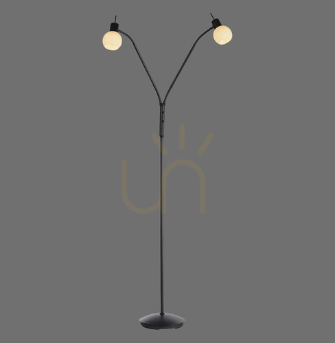 Skontrolujte Stojacia lampa LOKI 12158-18 Black 2xE14