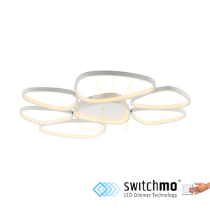 PEBBLES Plafond 14046-16 White 7xLED small 1