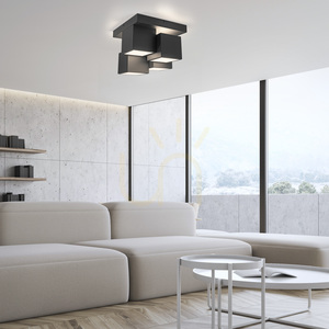 TETRIS Plafond 14114-18 Black 4xLED small 2