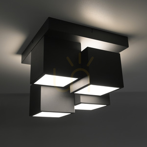 TETRIS Plafond 14114-18 Black 4xLED small 9