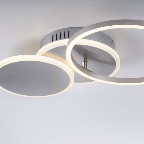 Skontrolujte Stropné LED svietidlo JUST LIGHT SEVENT 14116-55, strieborné, 50 × 33,4 cm
