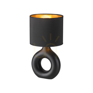 Stolová lampa CARARA 14193-18 čierna 1xE27 small 7