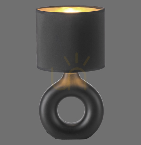 Skontrolujte Stolová lampa Zuma Line CARARA 14193-18 čierno-zlatá E27
