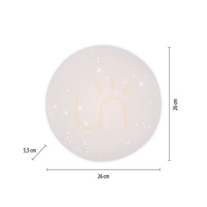 Stropné svietidlo Zuma Line URANUS 14275-16VE biele LED 12 W 26 cm small 8