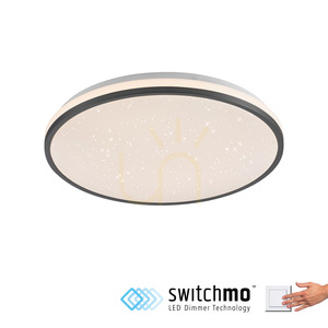 LED stropné svietidlo JUST LIGHT KYLE 14294-18 čierne Ø38 cm, Switchmo small 1