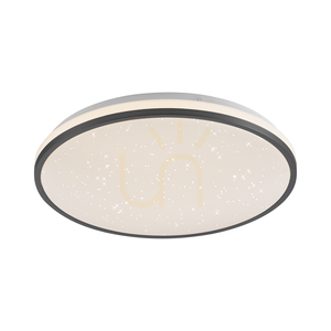 LED stropné svietidlo JUST LIGHT KYLE 14294-18 čierne Ø38 cm, Switchmo small 14