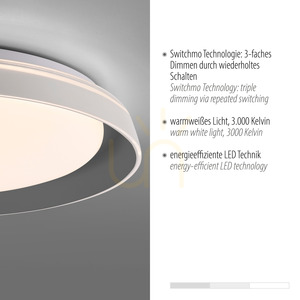 SATI Plafond 14368-15 Grey 1xLED small 3
