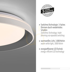 SATI Plafond 14368-15 Grey 1xLED small 4