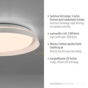 SATI Plafond 14368-16 White 1xLED small 3