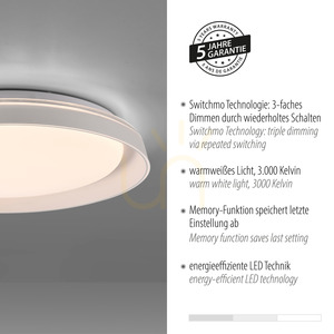 SATI Plafond 14368-16 White 1xLED small 4