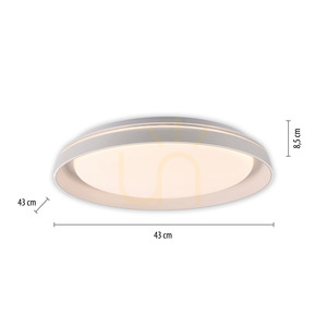SATI Plafond 14368-16 White 1xLED small 8