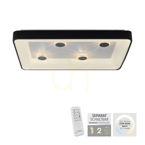 VERTIGO plafón 14385-18 Black 1xLED 1 VERTIGO plafón 14385-18 Black 1xLED small 1