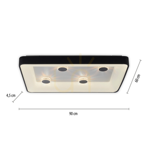 VERTIGO plafón 14385-18 Black 1xLED 8 VERTIGO plafón 14385-18 Black 1xLED small 8