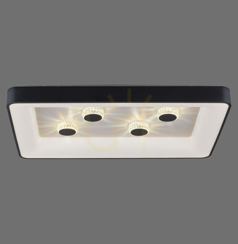 Skontrolujte VERTIGO plafón 14385-18 Black 1xLED