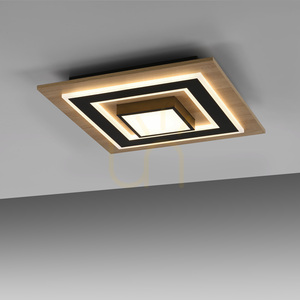 Stropné svietidlo Zuma Line TOLA 14563-18 čierne/drevené LED 30 W small 10