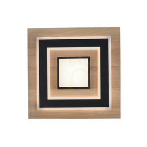 Stropné svietidlo Zuma Line TOLA 14563-18 čierne/drevené LED 30 W small 15