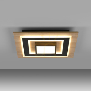 Stropné svietidlo Zuma Line TOLA 14563-18 čierne/drevené LED 30 W small 5