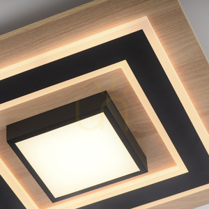 Stropné svietidlo Zuma Line TOLA 14563-18 čierne/drevené LED 30 W small 9