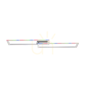 Plafón FELIX60 14635-55 Silver 2xLED small 14