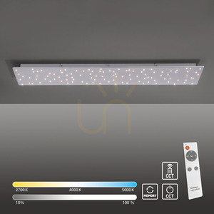 LED prisadené svietidlo Sparkle 14672-55, strieborné, 100 × 25 cm, 20 W 2160 lm, nastaviteľná farba 2700 – 5000 K small 10