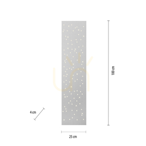LED prisadené svietidlo Sparkle 14672-55, strieborné, 100 × 25 cm, 20 W 2160 lm, nastaviteľná farba 2700 – 5000 K small 7