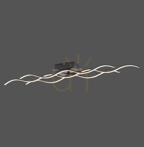 WAVE Plafond 15166-18 Black 1xLED small 0