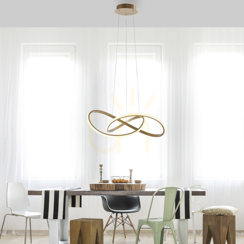 Skontrolujte Závesné svietidlo MARIA 15402-60 mosadz LED 3000 K 57 cm