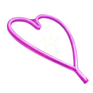 Nástenné svietidlo NEON-HERZ 85020-87 Ružová 1xLED small 6