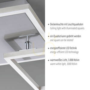 Plafón IVEN 14003-55 Silver 3xLED 3 Plafón IVEN 14003-55 Silver 3xLED small 3