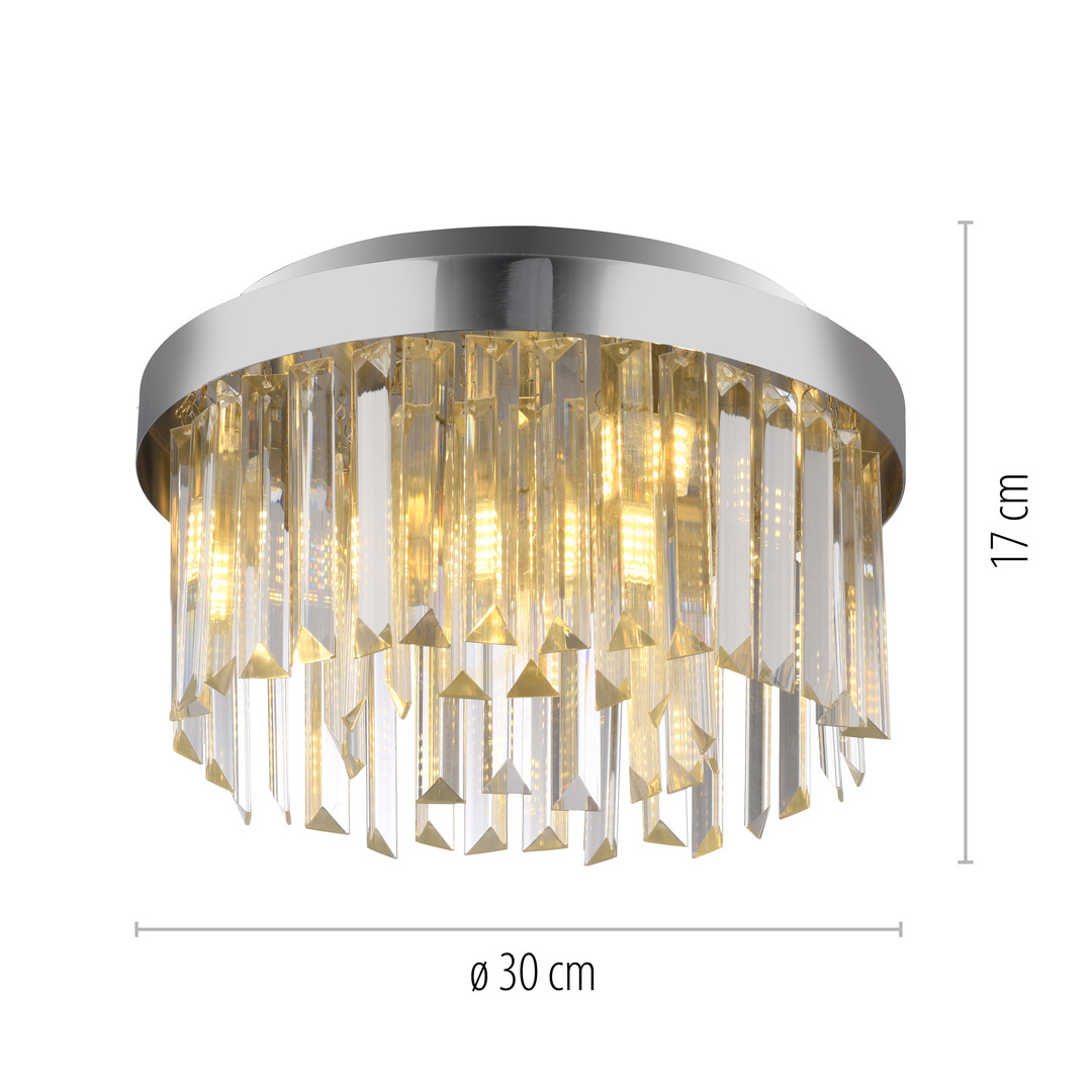 Displej Plafón KULUNKA 15048-17 Chrome 4xG9 Plafón KULUNKA 15048-17 Chrome 4xG9