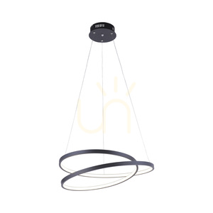 Závesné svietidlo ROMAN 2472-18, čierne, Ø 55 cm, LED 32 W, 2350 lm, 3000 K, stmievateľné Simply Dim small 10