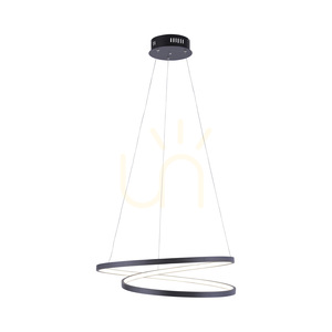 Závesné svietidlo ROMAN 2472-18, čierne, Ø 55 cm, LED 32 W, 2350 lm, 3000 K, stmievateľné Simply Dim small 8