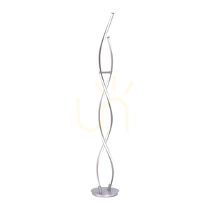 Q-MALINA Stojacia lampa 439-55 Silver 2xLED small 7