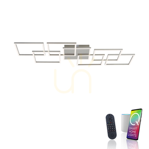 Plafond Q-INIGO 6014-55 Silver 7xLED small 1