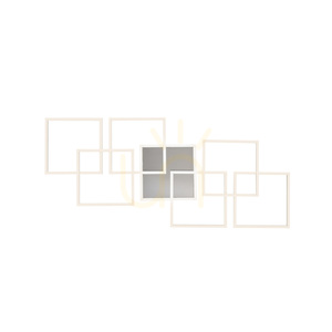 Plafond Q-INIGO 6014-55 Silver 7xLED small 12