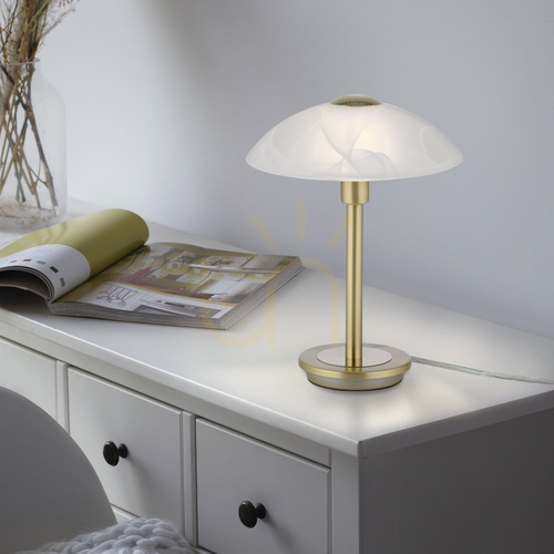 Skontrolujte Stolová lampa ENOVA 4026-60 matná mosadz, dotykový stmievač, 1xG9